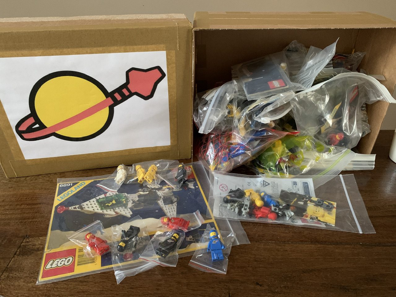Lego Classic space storage