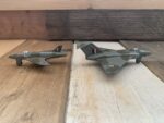 2x Dinky Toys 734 735 airplanes Javelin swift 1960's England - Image 4