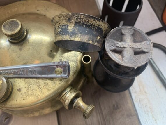 Aida 220 small brass camping Stove box 1970 Germany - Image 5