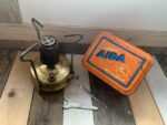 Aida 220 small brass camping Stove box 1970 Germany