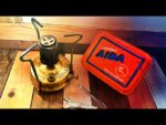 Aida 220 small brass camping Stove box 1970 Germany