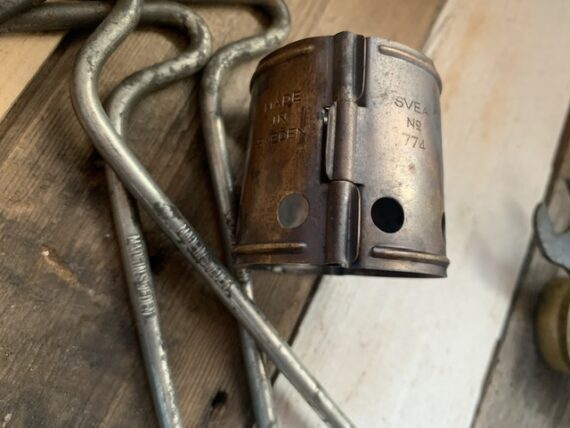 SVEA 126L brass camping stove Sievert in tin 1960 Sweden - Image 6