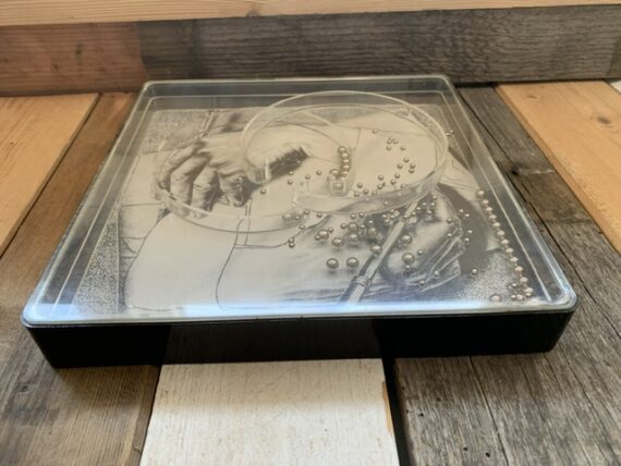 M.C. Escher dexterity puzzle game 1990 Pussycat Germany - Drawing hands - Image 3