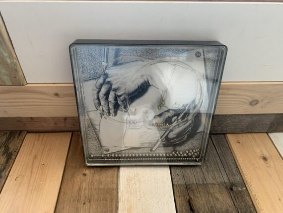 M.C. Escher dexterity puzzle game 1990 Pussycat Germany - Drawing hands
