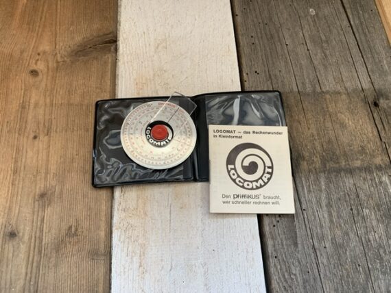 Logomat 2001 PfiffiKUS circular slide rule full set 1960 Germany - Image 5