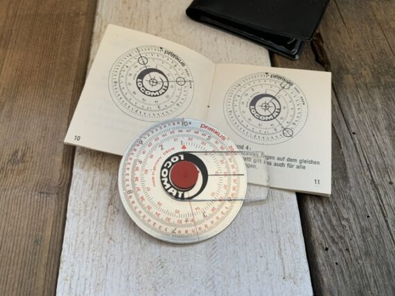 Logomat 2001 PfiffiKUS circular slide rule full set 1960 Germany