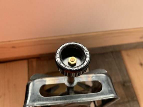 Vogtmann Wabak Adler 19 forerunner small foldable brass travel stove 1940 Austria