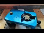 DESCA blue original camping stove 1970 Eastern Germany