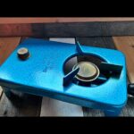 DESCA blue original camping stove 1970 Eastern Germany