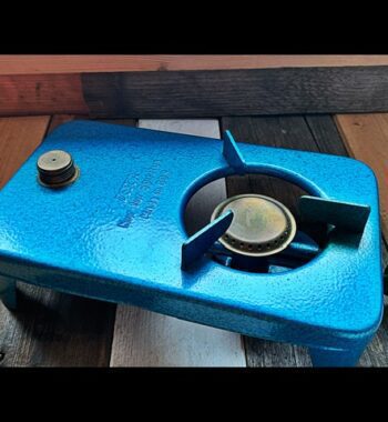 DESCA blue original camping stove 1970 Eastern Germany