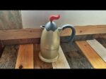 Bugatti Vulcano 6 cup moka pot Teseo Berghella 2000 Italy