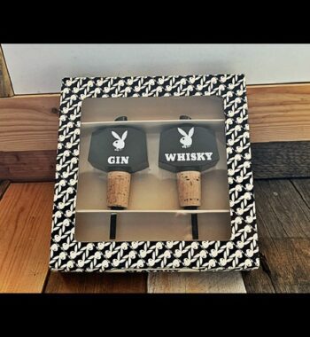 2x Gin Whisky measure pourer Playboy New Old Stock 1980 England