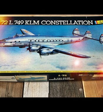 Heller 312 L.749 KLM Constellation 1:72 model kit 1980 France