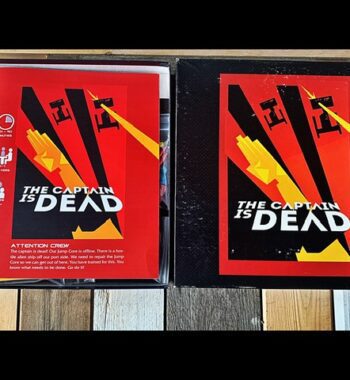 The captain is DEAD board Game Crafter 2014 original