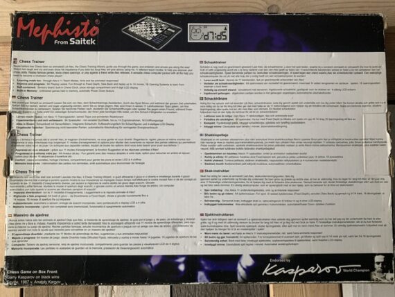 Mephisto Chess trainer computer electronic Saitek 2000 in box - Image 3