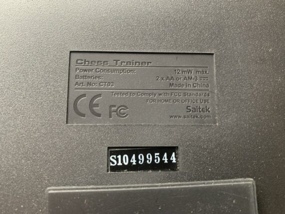 Mephisto Chess trainer computer electronic Saitek 2000 in box - Image 6
