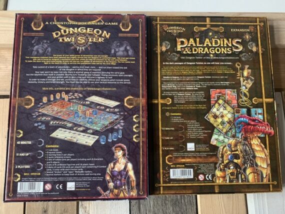 2x Dungeon Twister basic + expansion 1 Asmodée 2005 USA