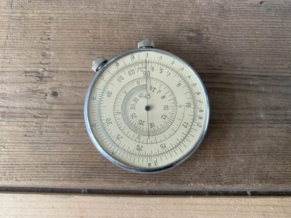 Soviet KL-1 pocket watch slide rule 1950 USSR