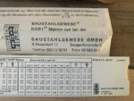 Aristo 80151 BG Concrete pocket slide rule case 1960 Germany