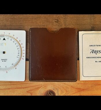 Aristo 602 circular slide rule full set 1953 Germany