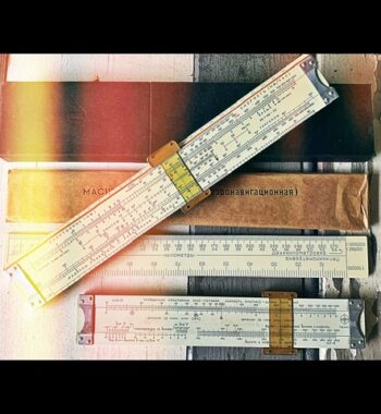 Soviet KL-10 KL-8 pocket Air Navigation airplane slide rules 1946 1964 USSR