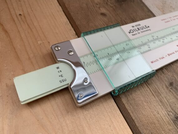Nestler 0320 Oilrule sys Schmeling slide rule with container 1969 Germany - Image 5