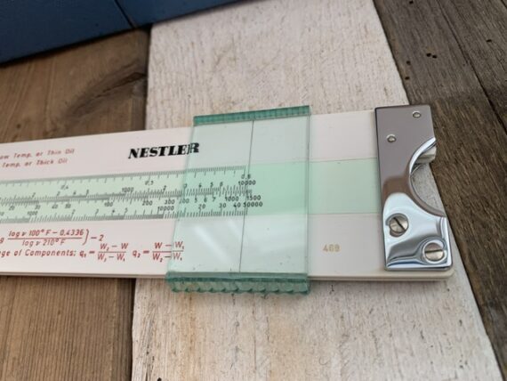 Nestler 0320 Oilrule sys Schmeling slide rule with container 1969 Germany - Image 4