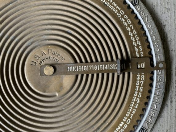 Adall Calculator tool Adal Co 1908 Great Britain