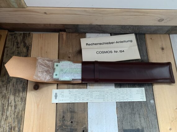 Ecobra R154 Cosmos slide rule full set 1960 Germany