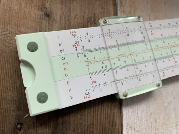 Ecobra R154 Cosmos slide rule full set 1960 Germany - Image 5