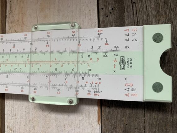 Ecobra R154 Cosmos slide rule full set 1960 Germany - Image 4
