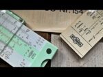Ecobra R154 Cosmos slide rule full set 1960 Germany