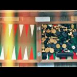 Chess checkers backgammon board game box set 1930 Netherlands