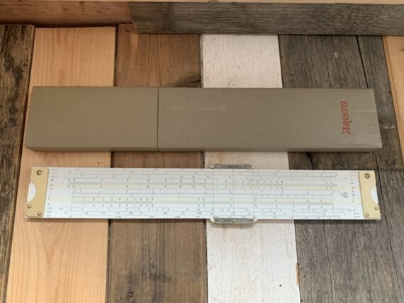 Ahrend 704 Aristo HyperboLog 971 slide rule 1953 Germany Holland - Image 3
