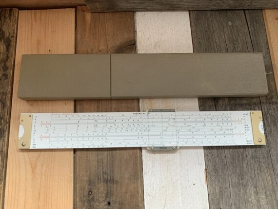 Ahrend 704 Aristo HyperboLog 971 slide rule 1953 Germany Holland