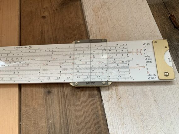 Ahrend 704 Aristo HyperboLog 971 slide rule 1953 Germany Holland - Image 6
