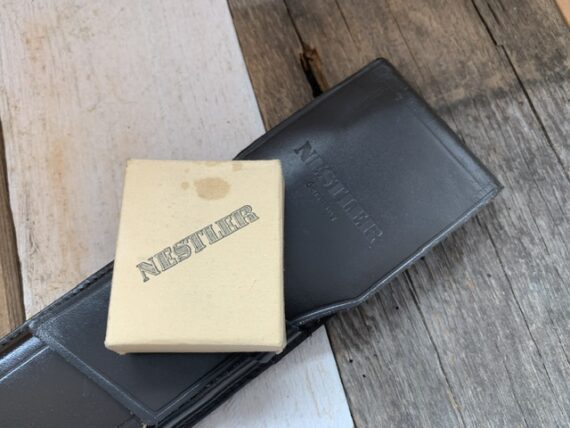 Nestler magnifier Lupenläufer 0210 Darmstadt slide rules in case 1950 Germany - Image 6