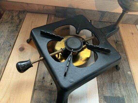 Gustav Barthel Norma G21 UNIQUE brass cast iron stove 1935 Germany Holland - Image 2