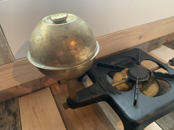 Gustav Barthel Norma G21 UNIQUE brass stove 1935 Germany Holland