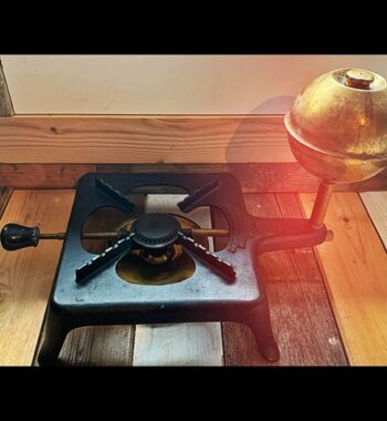 Gustav Barthel Norma G21 UNIQUE brass stove 1935 Germany Holland