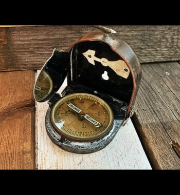 G.Lufft Bézard compass ZL nr. 62 marked 1940 Germany Netherlands