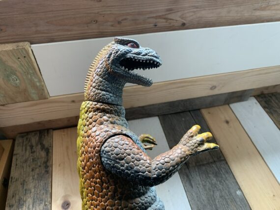 Large posable Godzilla 13" 33 cm Dor Mei 1986 China - Image 2