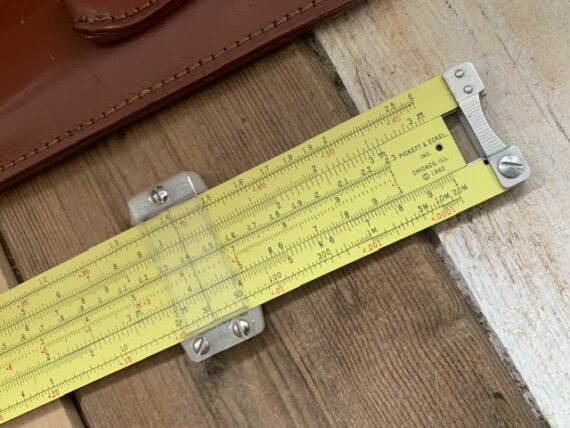 Pickett N600-ES log log pocket slide rule sleeve USA 1960 - Image 4