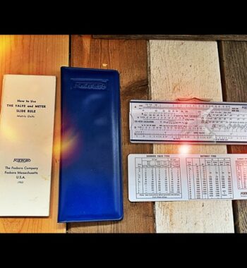 Foxboro valve and meter pockets slide rule PUB-34 set 1963 USA