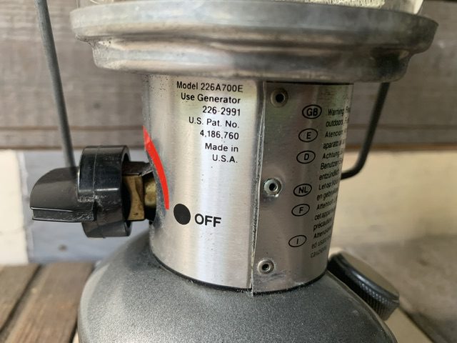 Coleman model 226 small camping lantern 2000 USA - Vintage Coleman model 226 small camping lantern 2000 USA - Vintage