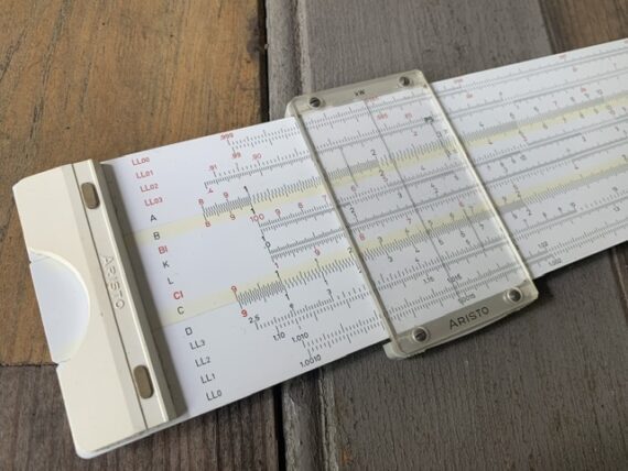 Aristo 0969 Studiolog slide rule full set 1970 Germany - Image 5