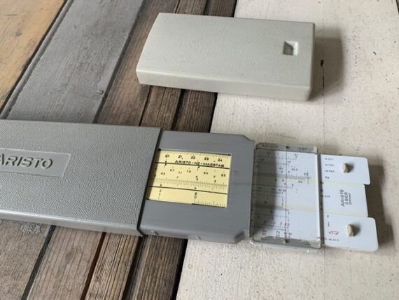 Aristo 0969 Studiolog slide rule full set 1970 Germany - Image 2