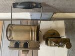 Brass carbide signal lantern Smink 1930 Holland - Image 8