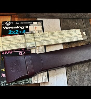 Teledyne Post 44CA-66 Hemmi Versalog II slide rule manual 1960 Japan USA