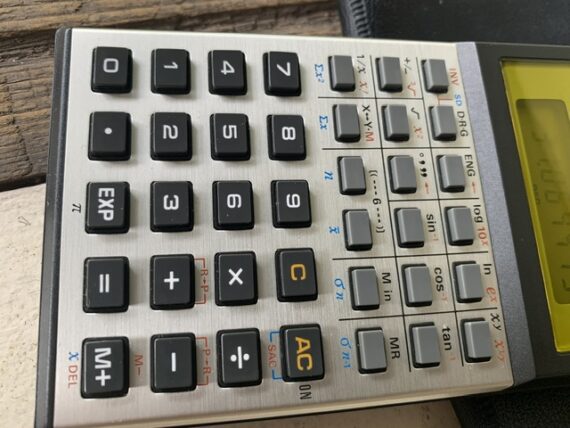 Casio College fx-80 scientific calculator pouch 1979 Japan - Image 5